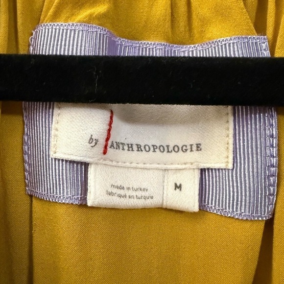 Anthropologie Robin Tiered Floral Mini Dress in Yellow, Blue, Purple - M - Picture 6 of 11